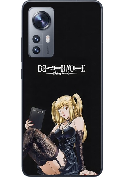 Xiaomi Mi 12 Uyumlu Şeffaf Kılıf Death Note 3 Tasarımlı