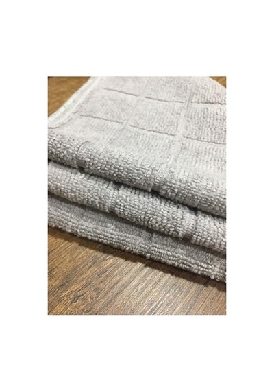 Mikrofiber Yer Bezi Gri 2 Li 50x50,596 Açık Indigo