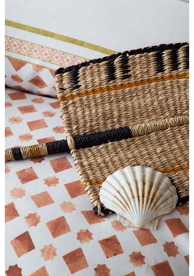 Apricitas Çift Kişilik Tencel Nevresim Takımı Terra Terracota Kahverengi