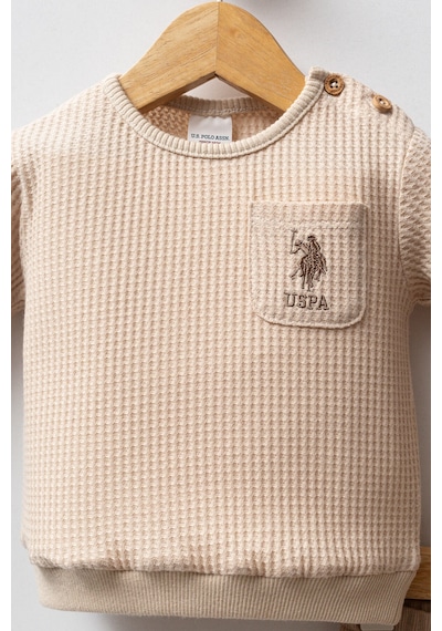 U.S. Polo Assn. U.s. Polo Assn Erkek Bebek Krem Takım 5274-48956 Krem