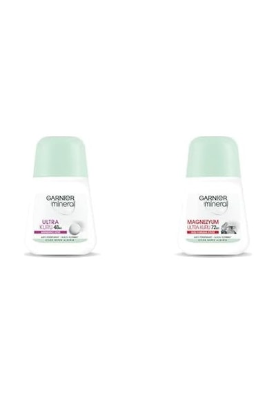 Mineral Ultra Kuru Roll-on Deodorant + Mineral Magnezyum Ultra Kuru Roll-on Deodorant
