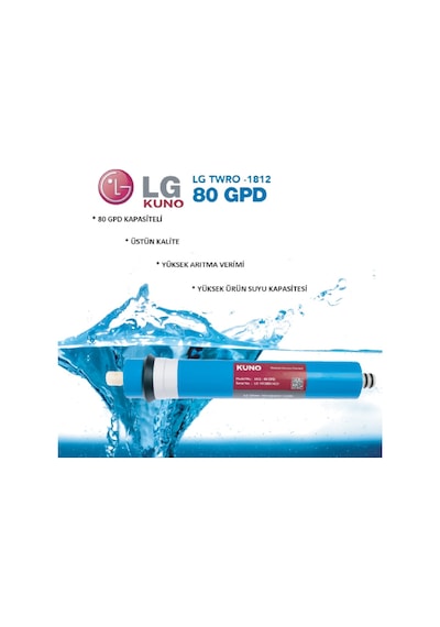 Sulook Su Arıtma Sistemi Lg Membran 80 Gpd ( 5 Adet )**