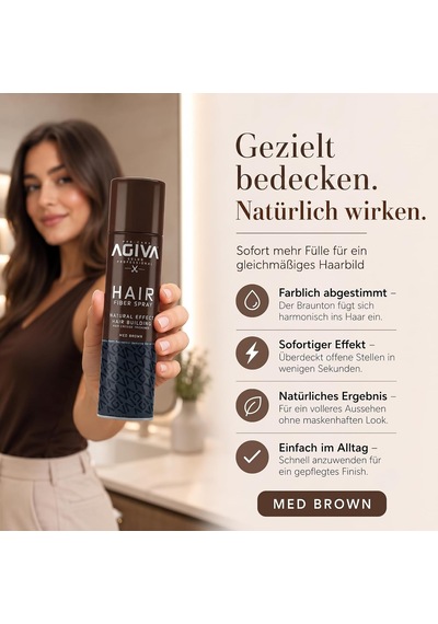 Hair Fiber Sprey 150ml Mat Brown
