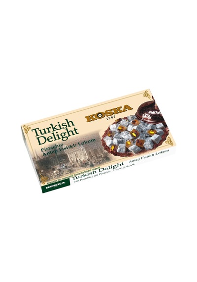 Koska Fıstıklı Lokum 500g - Geleneksel Türk Lezzeti 2'li Ekonomik Paket - 2 Adet Tarı