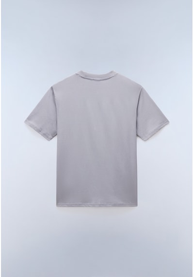 Napapijri S-small Box Ss Erkek T-shirt-31966 Açık Gri