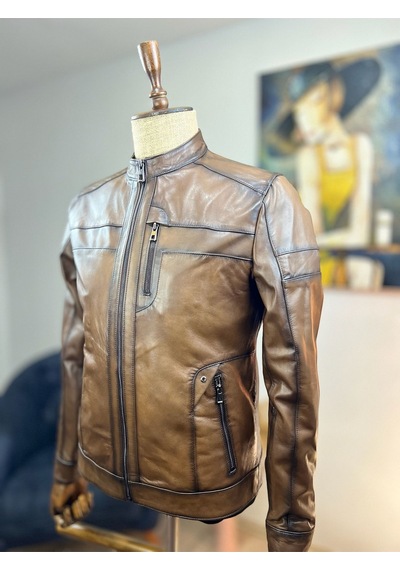Always Leather Usta İşi Özel Dikim %100 Hakiki Deri 1803340021 Kahverengi