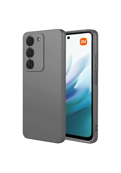 Xiaomi Redmi 15 4g Kılıf Biye Yumuşak Silikon Case Gri