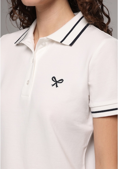 Colin's Colins Regular Fit Polo Yaka Nakışlı Kadın Beyaz Kısa Kol Tişört Cl1080075 Q1.v2 Ofw Colin's Colins Regular Fit Polo Yaka Nakışlı Kadın Beyaz Kısa Kol Tişört Cl1080075 Q1.v2 Ofw