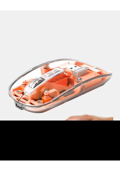 Çift Modlu Kablosuz Bluetooth 5.0 + 2.4ghz Mouse 3 Cihaz Bağlantılı, Hızlı Geçiş Düğmeli - Lisinya
