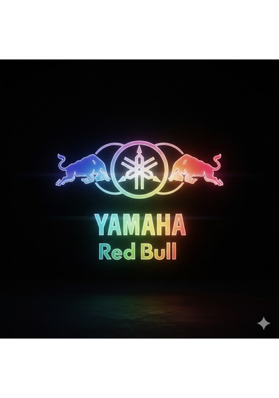 Yamaha Redbull Arma Etiket Sticker 20 X 20 Hologram