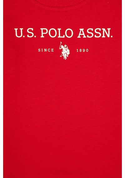 U.S. Polo Assn. Erkek Çocuk Kırmızı Bisiklet Yaka Sweatshirt 50313900-VR171 U.S. Polo Assn. Erkek Çocuk Kırmızı Bisiklet Yaka Sweatshirt 50313900-VR171