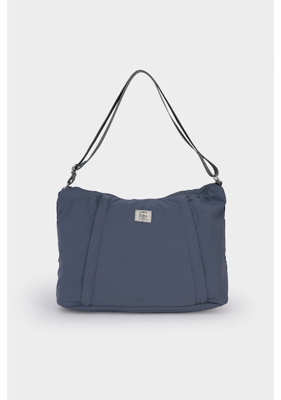 İcone Bag Paraşüt Kumaş Çanta - Yoga Mat Bölmeli, Fermuarlı Cepli, Ayarlanabilir Askılı, Fileli İç Cep Gri