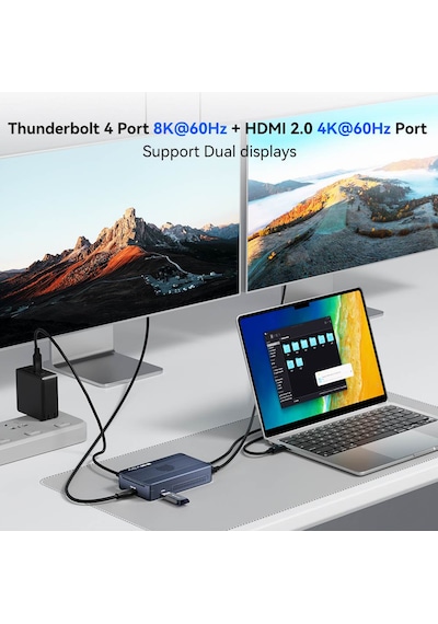 Acasis Tbu405pro Max 6 İn 1 - 2 Adet 8tb M.2 Ssd Takılabilen, 2x 40gbps Thunderbolt 4, Hdmı, Usb 3.2, Pd 100w, Raıd Özellikli, Fanlı Disk Kutusu Ac-tbu405pro-max Acasis Tbu405pro Max 6 İn 1 - 2 Adet 8tb M.2 Ssd Takılabilen, 2x 40gbps Thunderbolt 4, Hdmı, Usb 3.2, Pd 100w, Raıd Özellikli, Fanlı Disk Kutusu Ac-tbu405pro-max