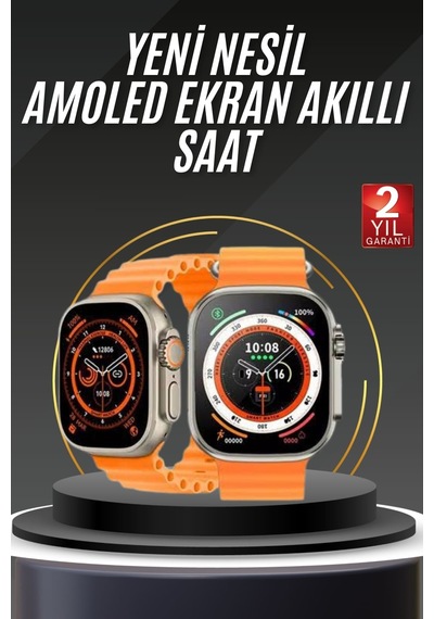 Akıllı Saat Android Ve İos Uyumlu 49 Mm Nfc Özelliği Gps Takibi