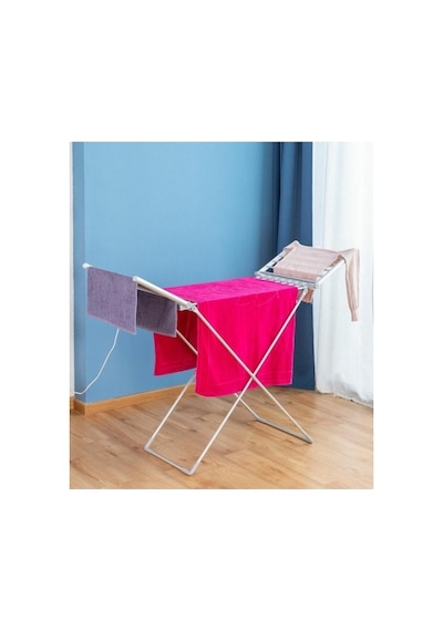 Innovagoods Katlanan Elektrikli Kurutma Rafı 20 Çubuk 230w 15kg Kapasite 112cm Beyaz