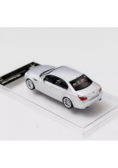 King Model Bmw M5 E60 Silver Gümüş 1/64 Pleksi