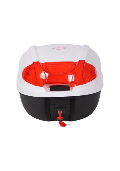 Arwic Motosiklet Çantası Arka Motosiklet Bagajı Cv34 Beyaz Diğer