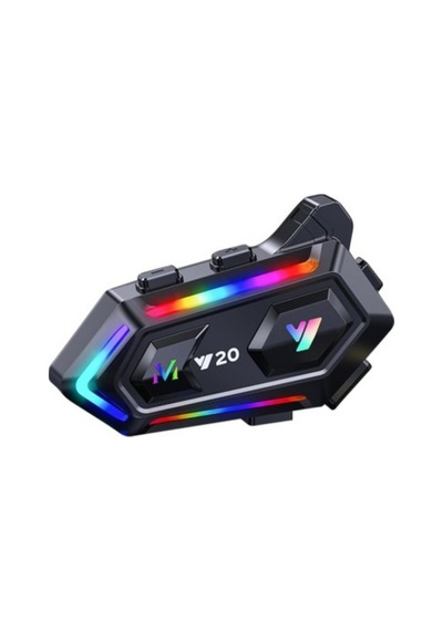Yeni Nesil Bluetooth 5.3 Motosiklet Intercom Rgb Işıklı 1000m Mesafeli 25090928