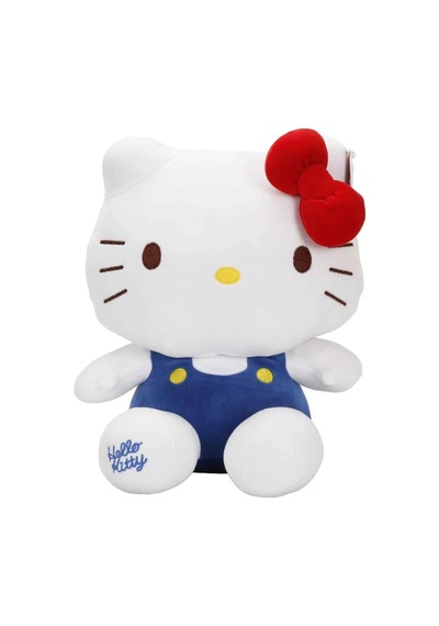 Mey İthalat S00006116 Peluş H.kıtty S4 Mavi Tulumlu 35cm