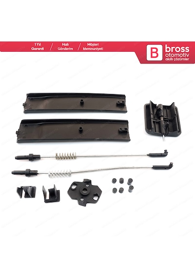 Vw Caddy Mk3 için Yan Sürgülü Cam Tamir Seti 2k0847781b N11.19350