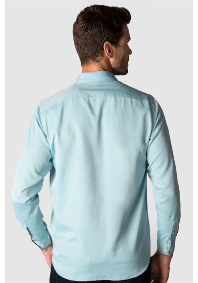 Tudors Klasik Fit Rahat Kesim Oxford Erkek Gömlek-16850 Mint