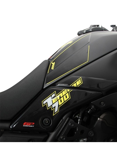 GP Kompozit Yamaha Tenere 700 2019-2022 Uyumlu Tank Pad Seti Kırmızı