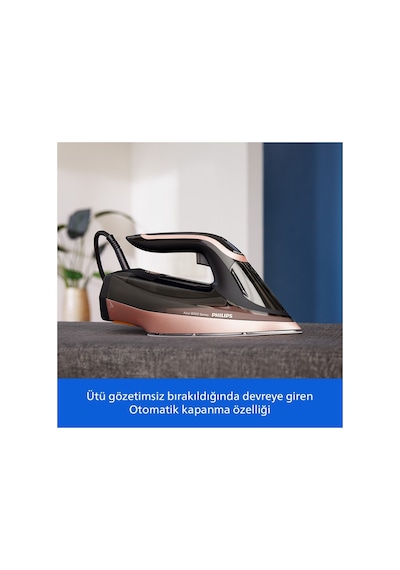 Azur 8000 Serisi 3000 Watt Buharlı Ütü Dst8070/80 Kireç Önleme Özelliği İle Güçlü Buhar