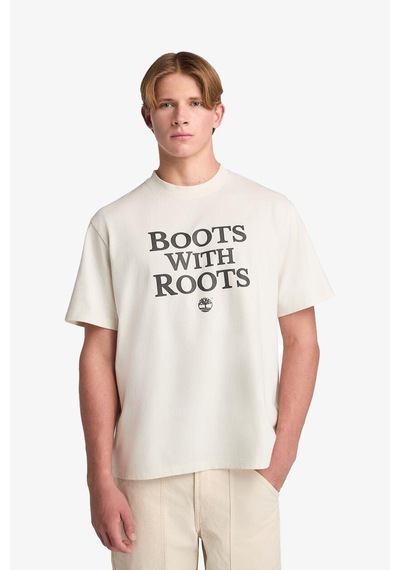 Timberland Slogan Erkek Beyaz T-shirt Tb0a6f4ncm91 Beyaz