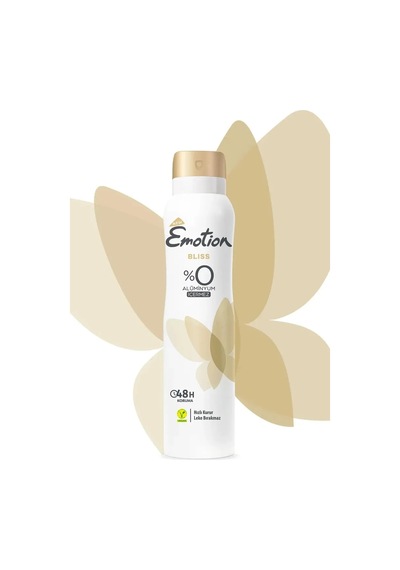 Jenerik 3 Adet Emotion Bliss Kadın Vegan Deodorant 150 Ml Hızlı Kurur , Leke Bırakmaz