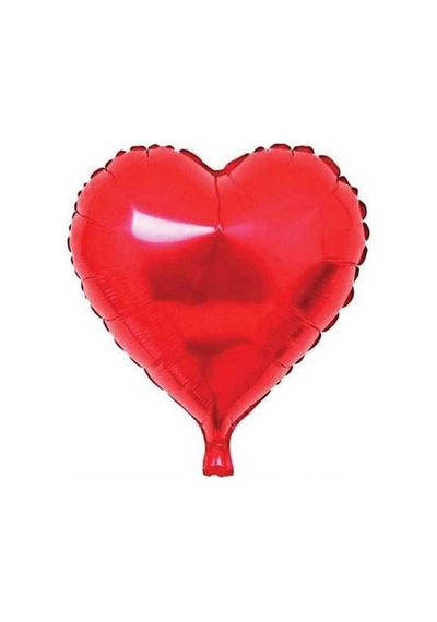 Kalp Folyo Balon 60 CM Kırmızı