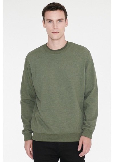 Ac&Co / Altınyıldız Classics Erkek Hakı 2 İplik Sıcak Tutan Standart Fit Normal Kesim Bisiklet Yaka Sweatshirt Hakı Haki Ac&Co / Altınyıldız Classics Erkek Hakı 2 İplik Sıcak Tutan Standart Fit Normal Kesim Bisiklet Yaka Sweatshirt Hakı Haki