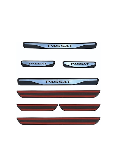 Passat B7 Kapı Eşiği 2012-2014 New Krom Kapı Eşiği 4 Parça Paslanmaz Çelik