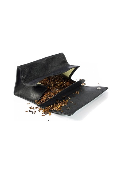 Rattray's Black Knight Tobacco Pouch 3 Siyah Deri Pipo Tütün Kesesi 115490