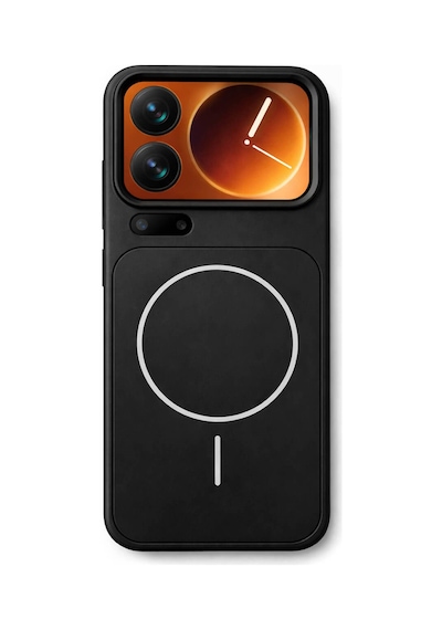 Mi 17 Pro Max Uyumlu Kamera Korumalı Magsafe Wireless Şarj Özellikli Full Glass Arka Kapak
