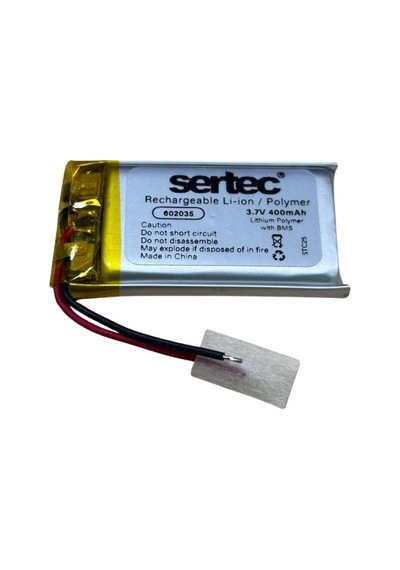Tedar Sertec 602035 3.7v 400mah Li-polymer Pil Devreli/1.5a Najmaddin
