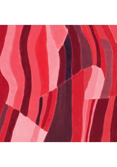 Kırmızı Soyut Sanat, Poster: Pembe Ve Kırmızı Renklerde Soyut Sanat. Renkli