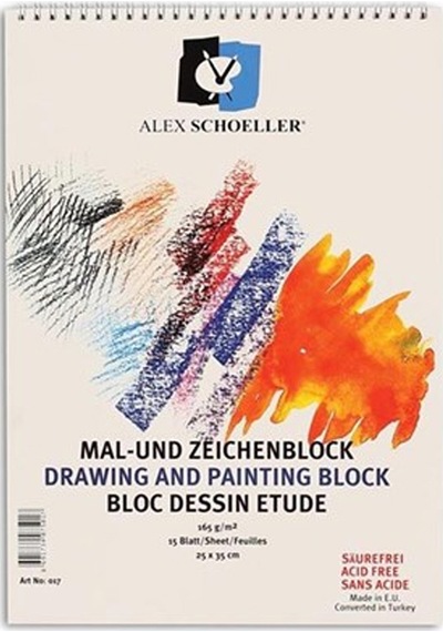 Alex Schöeller Spiralli 35x50 165gr Çizim ve Resim Defteri