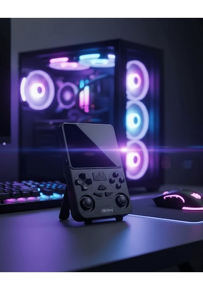Wi-fi Özellikli Taşınabilir Retro Oyun Konsolu Analog Joystickli 53541718
