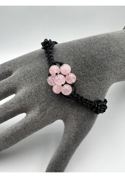 Gümüştel El Sanatları Pembe Kuvars Doğal Taş Bileklik Asansörlü Kilit Sistemi Aaa Kalite El Yapımı Bileklik 6mm Çok Renkli Gümüştel El Sanatları Pembe Kuvars Doğal Taş Bileklik Asansörlü Kilit Sistemi Aaa Kalite El Yapımı Bileklik 6mm Çok Renkli