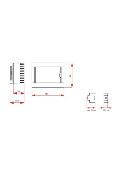 Viko Sıvaüstü 220v Sigorta Kutusu 6'lı Halogen Free-1106