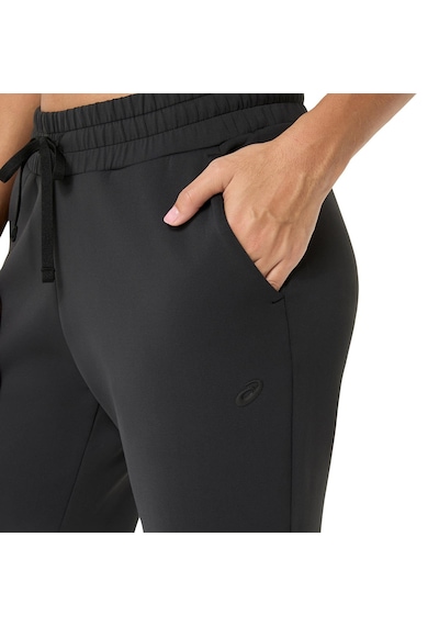 Asics Nagino Refined Texture Sweat Flare Kadın Siyah Koşu Eşofman Altı 2032d371-001