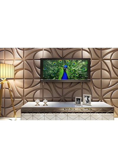 3 Boyutlu Boyanabilir Pvc Duvar Paneli Trend 50-50 Cm 4 Adet-1 Metrekare