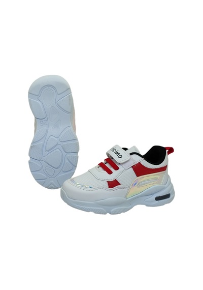 Cicimo 007 Cırtlı Işıklı Ünisex Numara 29 Çocuk Sneaker Ayakkabı Beyaz - Kırmızı - Siyah Cicimo 007 Cırtlı Işıklı Ünisex Numara 29 Çocuk Sneaker Ayakkabı Beyaz - Kırmızı - Siyah