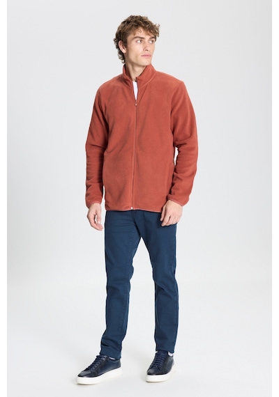 AC&Co / Altınyıldız Classics Standart Fit Fermuarlı Bato Yaka Polar Erkek Ceket Açık Kahverengi AC&Co / Altınyıldız Classics Standart Fit Fermuarlı Bato Yaka Polar Erkek Ceket Açık Kahverengi