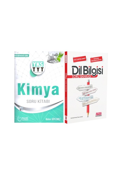 Palme Tyt Kimya Ve Akm Dil Bilgisi Soru Bankası Seti 2 Kitap