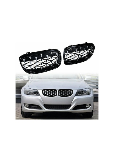 Bmw 3 Serisi E90 Ön Panjur Böbrek Diamond Model Oem 2009-2012