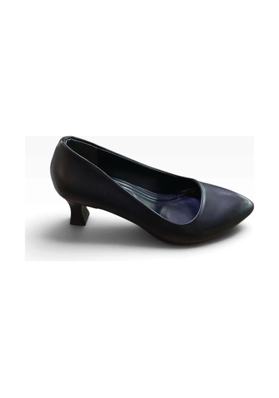 Ayem Kadın Kısa Kadeh Topuklu Stiletto Ayakkabı Siyah - 940659423 Siyah