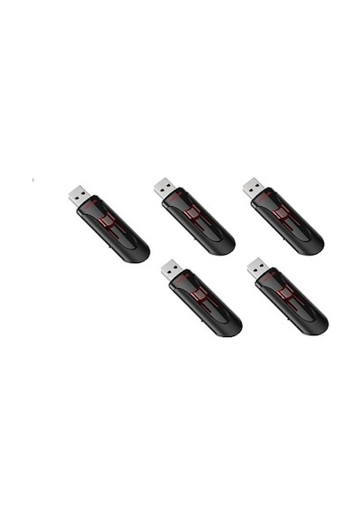 SanDisk Cruzer Glide SDCZ600-064G-G35 64 GB USB 3.0 Flash Bellek 5'li