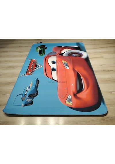Yamalıhome Lisanslı Çocuk Halısı Cars2 C2 120X180 Cm Arabalı Halı