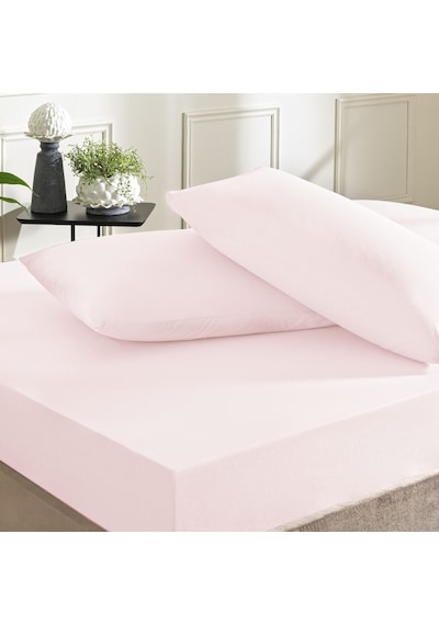 Taç Color Dreams Ranforce Tek Kişilik Çarşaf Seti Pudra 000000001000047318